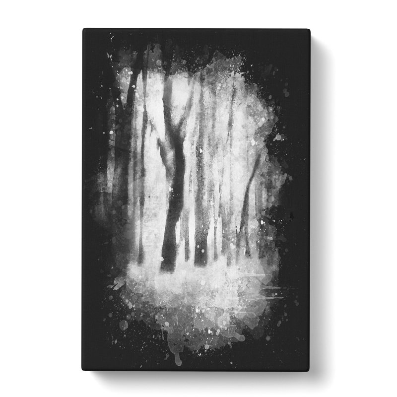 Forest Blur - Wrapped Canvas Painting, 91cm H x 60cm W x 3cm D