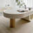 Butter style simple modern solid wood coffee table-104099821