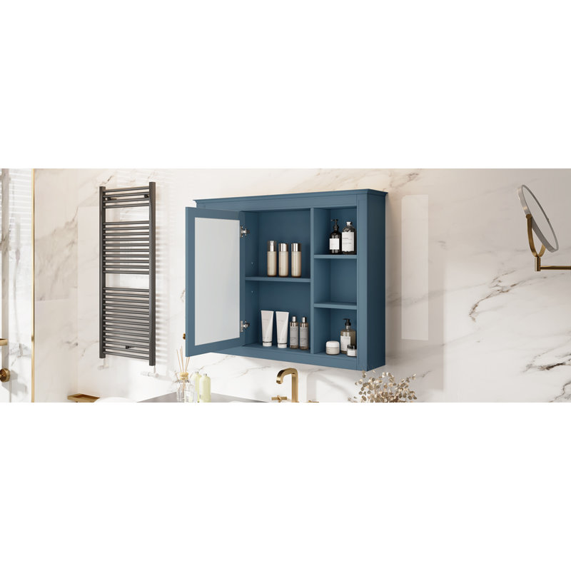 Armoires à pharmacie peu encombrantes, rangement mural moderne en MDF de 35 po pour la maison