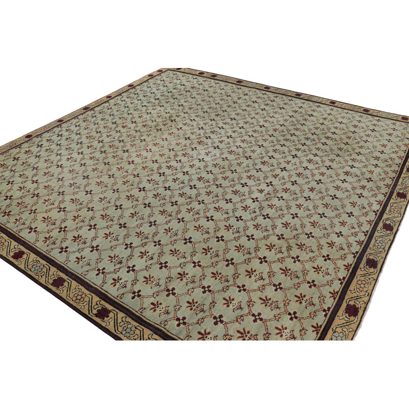One-of-a-Kind 9’10x9’10 Hand Knotted Area Rug