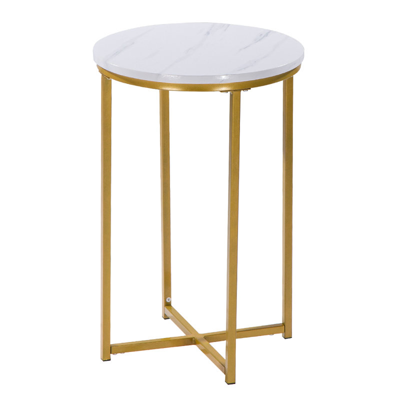 Table de bout Beauden, Blanc