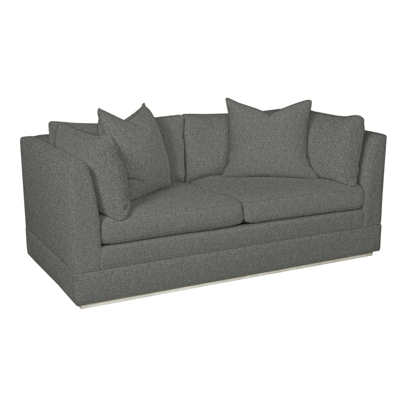Thom Filicia Home 70.5'' Square Arm Loveseat, Wrenn, Ian Pewter