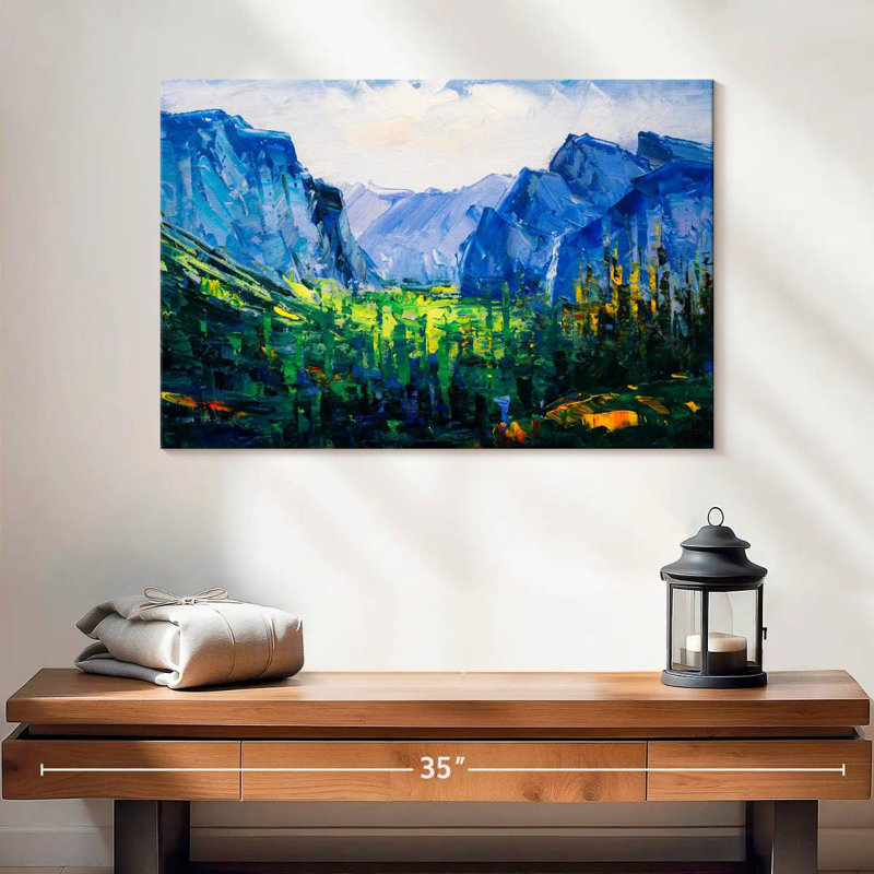 Acrylique Alvord Yosemite, H 16 po x l 24 po