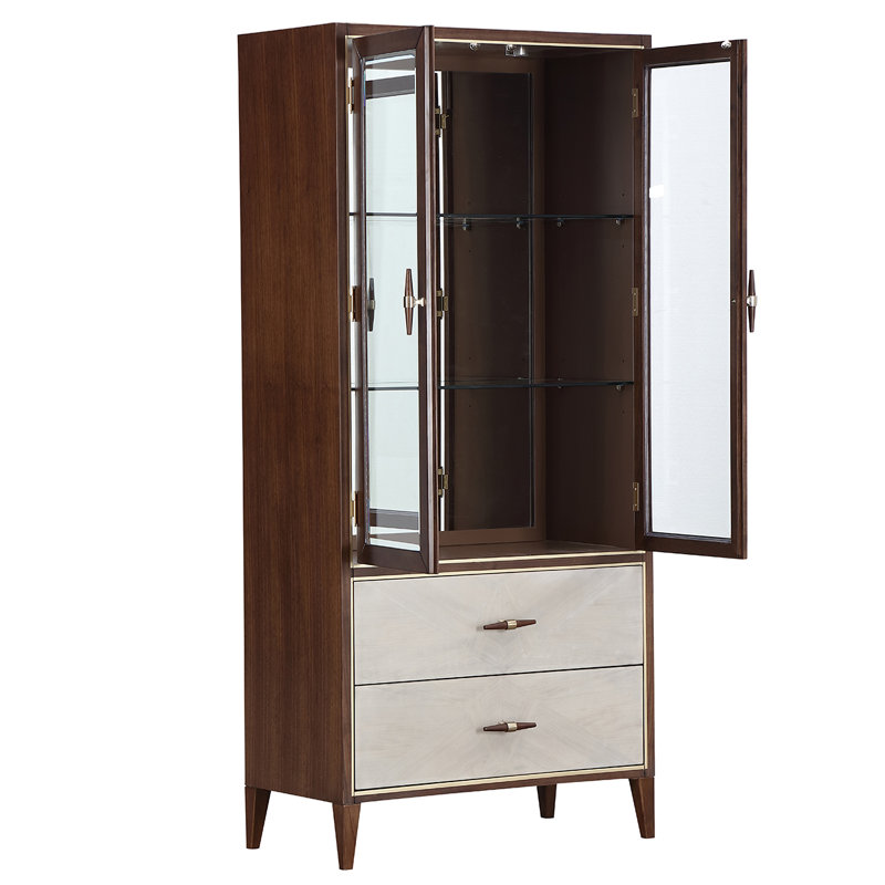 Houston Display Cabinet - Walnut