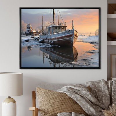 Winter Icy Harbor II - Imprimé
