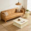 Ensemble de table basse en fibre de verre robuste de 35,43 po + 15,16 po pour salon, sans assemblage, beige
