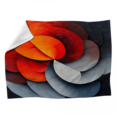 Jeté en molleton Abstract Shape - Jets abstraits pour canapés ou lits