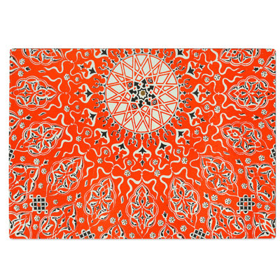 Tempered Glass Illustration Chopping Board