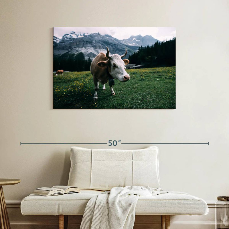 Brampt Curious Cow, 26" H x 39" W