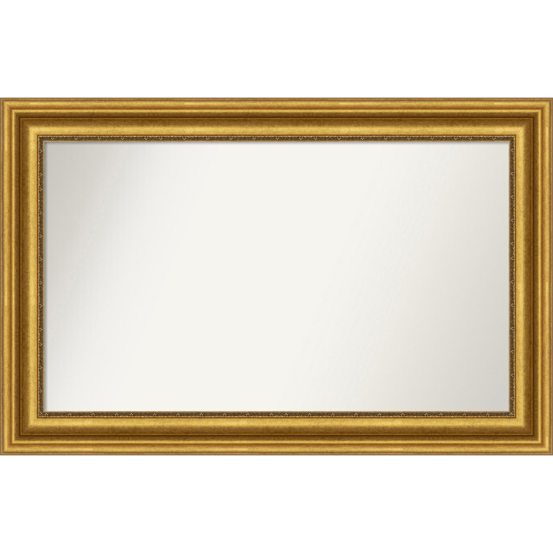 Miroir de salle de bain Jashawna, 25,75 po x 39,75 po, Doré
