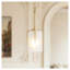 Gold Modern Pendant Light with Frosted Glass Shade, Adjustable Height Ceiling Fixture for Kitchen Island-1234102216