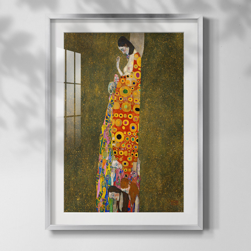 Gustav Klimt IV - Impression encadrée, Argent