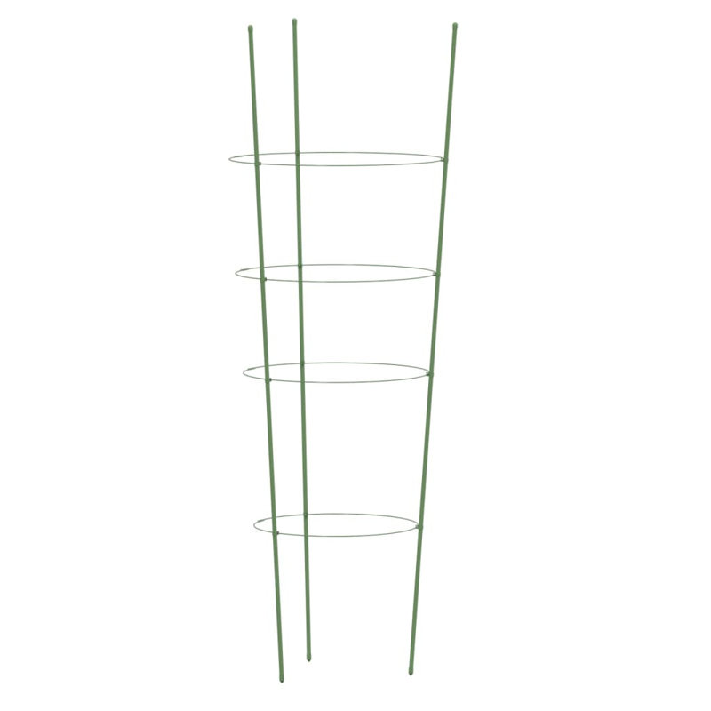 Support à plante de jardin avec 4 anneaux et 5 pièces, 35,4 po Winston Porter, 11,8 po x 35,4 po