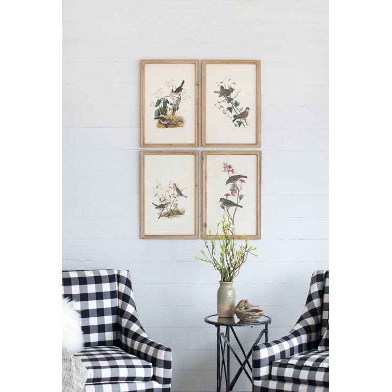 S/4 Bird Framed Print, 15.5X23.5"