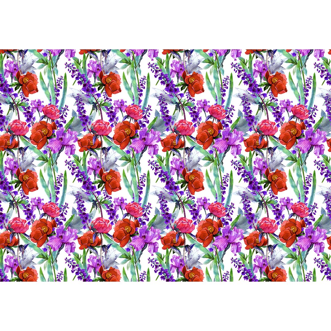 Fototapete Blumen Papier 2.8 m x 368 cm