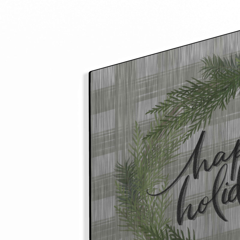«Farmhouse Christmas Wreath» par House Fenway, H 24 po x l 24 po