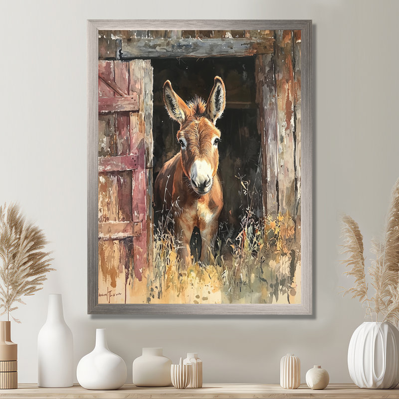 Donisha - Animals Canvas Art Print, 20" H x 12" W, Framed Print without Mat, Silver