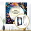 Motif mystique boho boho - grand miroir mural carré bohémien et éclectique pour chambre-100991546
