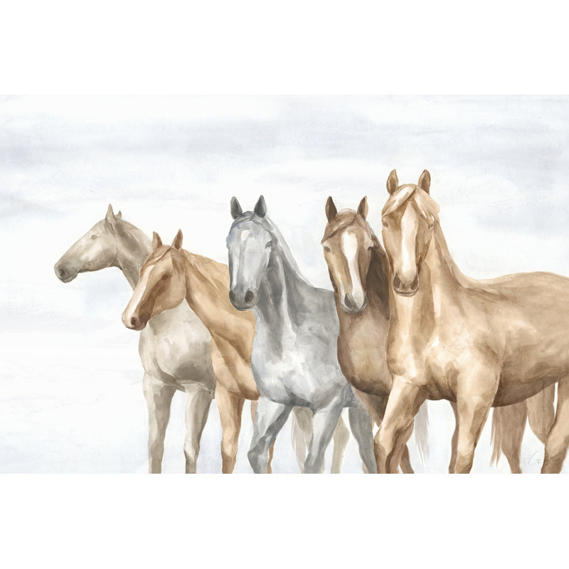 Team I Painting by Giselle Kelly, 54" H x 80" W x 1.5" D, Glass Coat