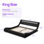 Charlesten Vegan Leather Platform LED Lights Bed with Wooden Slats and Adjustable Headboard, RGB Lighting & Music Sync, No Box Spring Needed-1316650630-1316650651