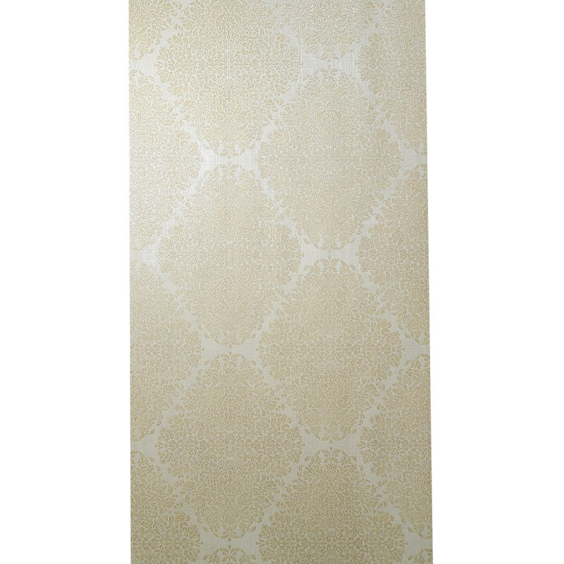 Rouleau de papier peint Larinda, Doré / crème