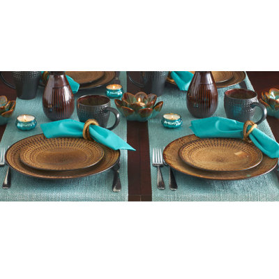 Pfaltzgraff Cambria 16-Piece Stoneware Dinnerware Set, Service for 4