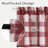  Buffalo Valances for Windows, Burgundy Plaid Gingham Valance for Kitchen Bathroom Rod Pocket Cafe Curtains, 1 Panel-1650212691-1650212685