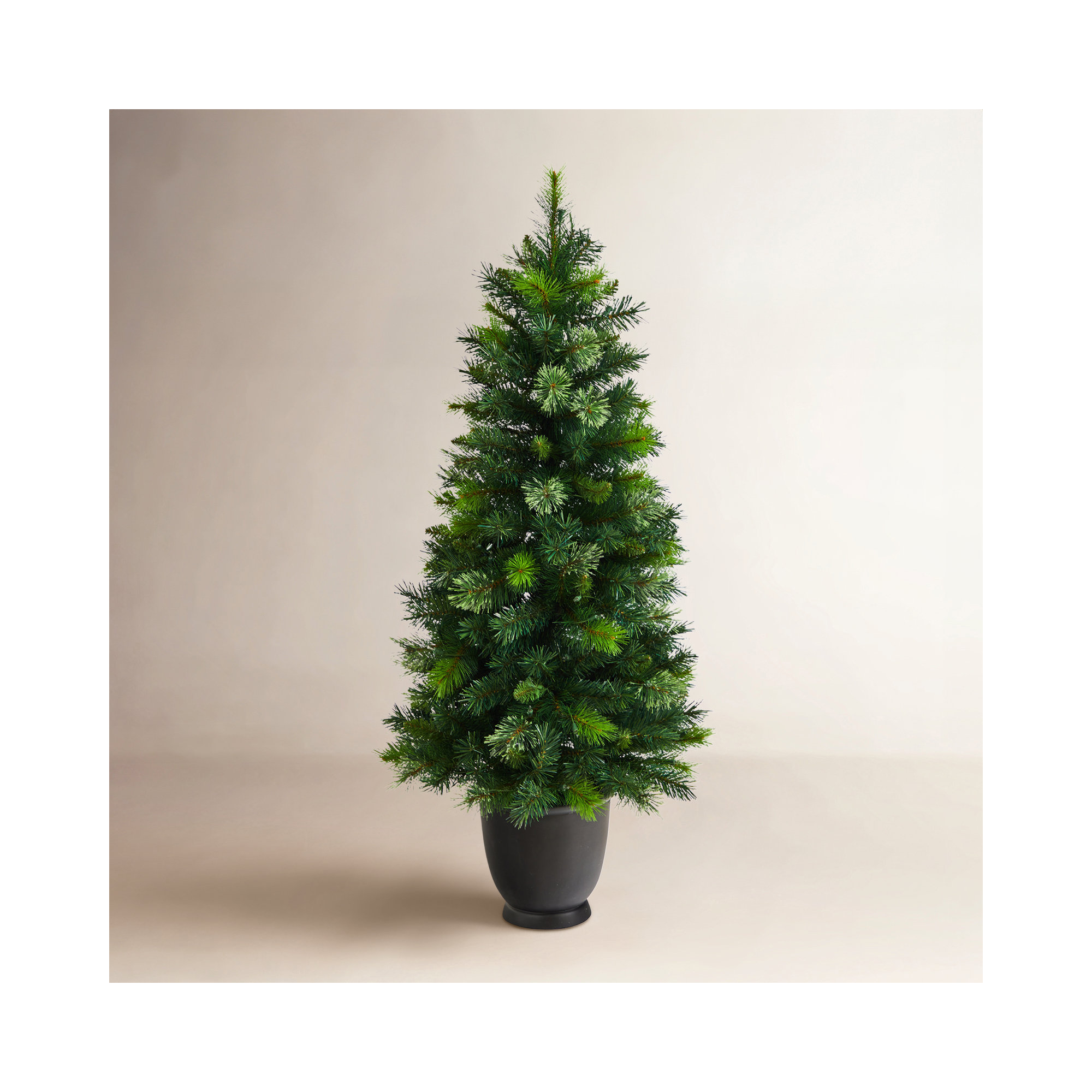 54' Lighted Artificial Pine Christmas Tree