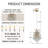1 - Light Modern Luxury Crystal Pendant Light Dimmable Chandelier