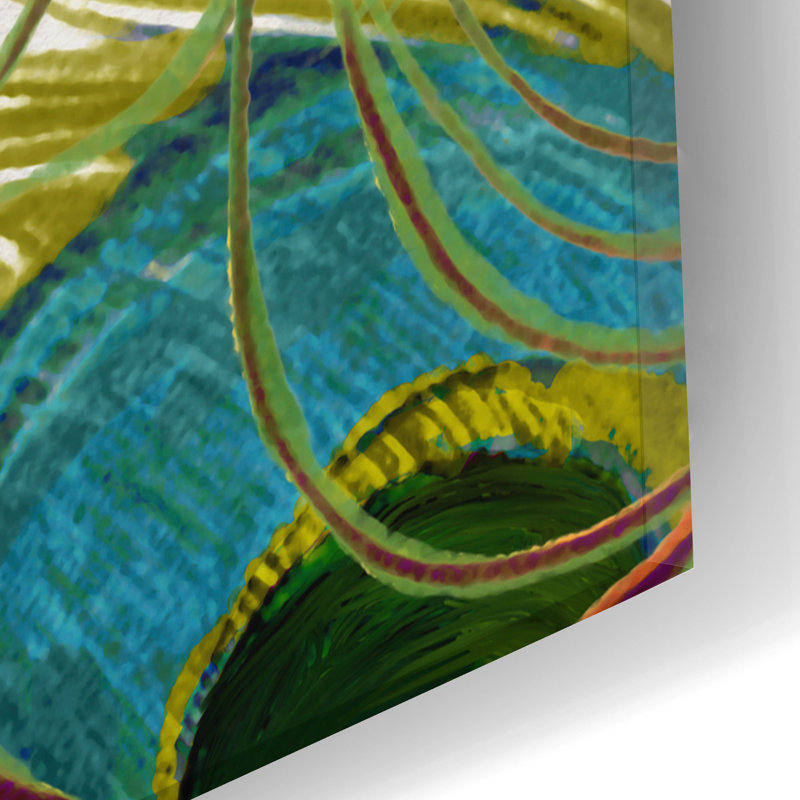 Art mural en verre Peacock, H 24 po x l 16 po x P 0,2 po