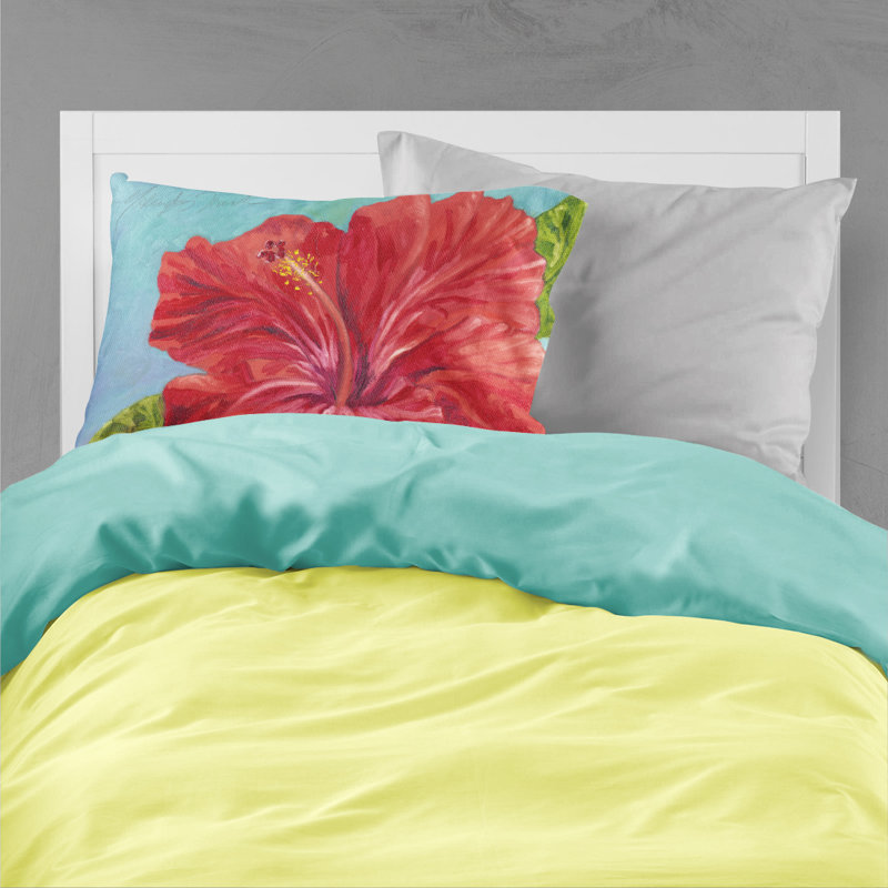 Taie d’oreiller hibiscus