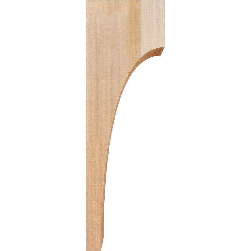 Huntington Corbel, H 24 po x l 3,5 po x P 8 po, Lisse, Cèdre rouge