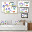 Reproduction de cadre photo sur toile, "Purple Blooming Pansy Flowers"-143211593-143211596