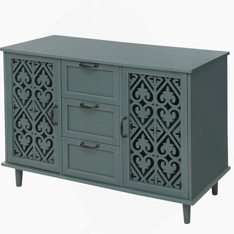 Armoire d'appoint Cacy, Vert foncé