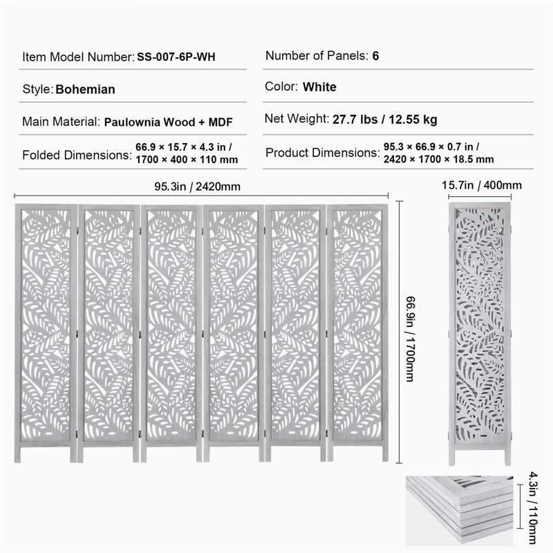 Wood Room Divider