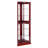 Corner Curio Cabinet With Lights - Mirrored Back Cherry Adjustable Shelves Personality And Interest China Showcasing-825947231-825947226
