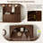 49" Farmhouse Arched Hall Tree With Storage Bench And 3 Cabinets For Entryway-1144677438
