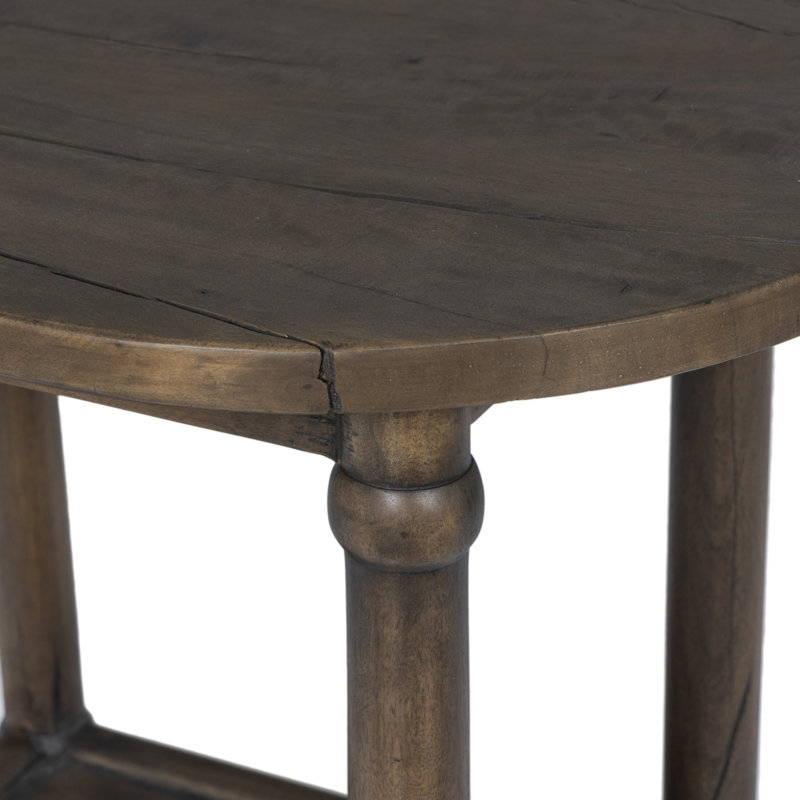 Charnes End Table, Antique Belgium Bleach