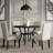 Carliana 4 - Person Four Leg Dining Set-19123729