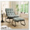 Chaise longue d'extÃ©rieur avec repose-pieds