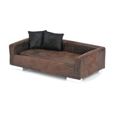 Karlie Faux Leather Pet Bed