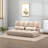 Convertible Floor Sofa Chair, Folding Couch Bed, Guest Chaise Lounge With 2 Pillows, Adjustable Backrest And Headrest, 51.25" L-1984150001-1984150003