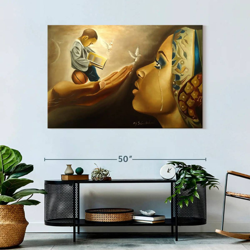 Mother Behold Your Child, H 32 po x l 48 po