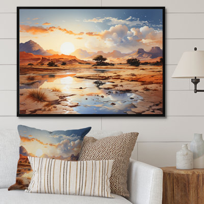 «African Sahara Dreams II», reproduction sur toile