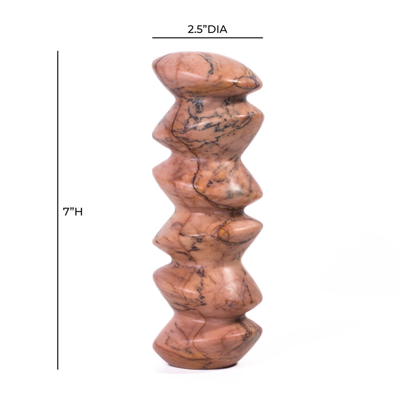 Marble Sunset Cairn Tall Object