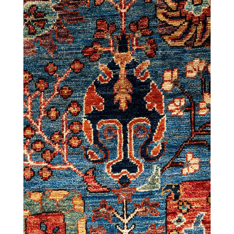 Serapi One-of-a-Kind 8' 1" X 9' 10" Hand Knotted Area Rug