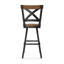 Tabouret de bar et de comptoir pivotant en bois massif Kirsten-1487719842-1533988387