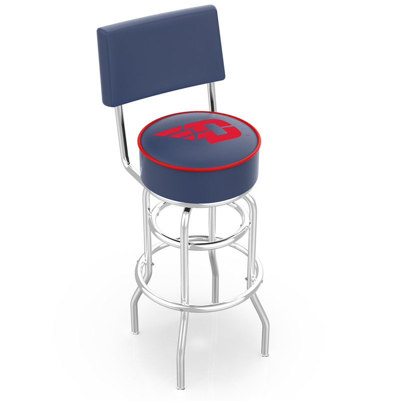 NCAA 30" Swivel Bar Stool, University of Dayton