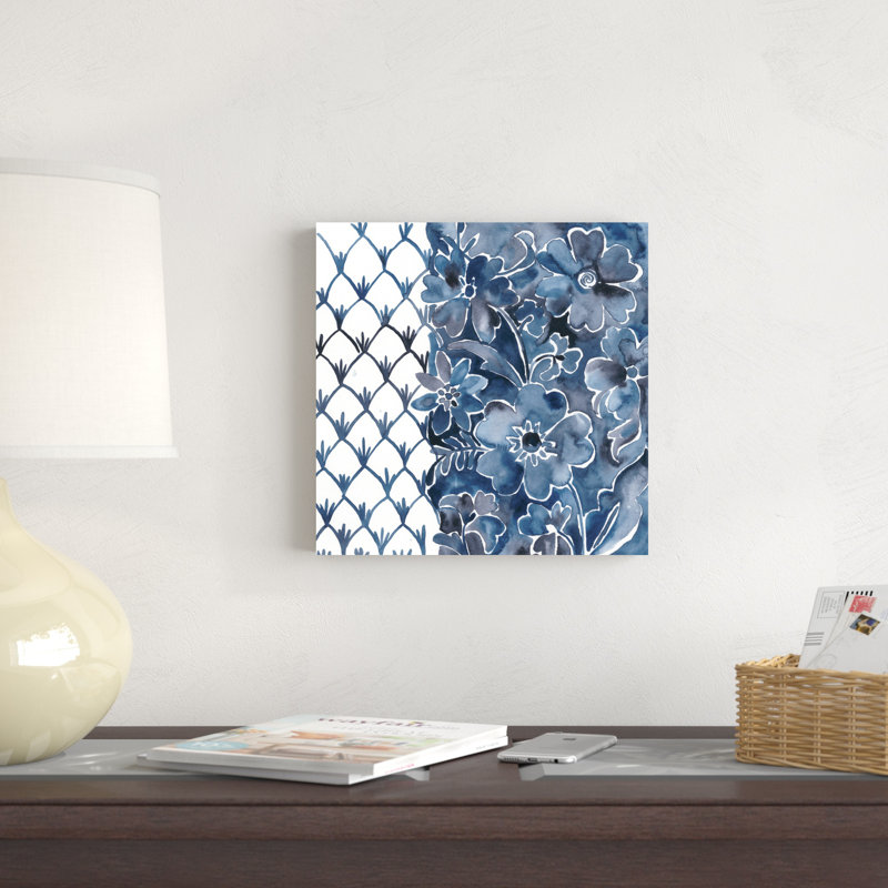 Cobalt Garden III, H 12 po x l 12 po x P 1,25 po
