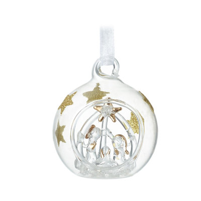 5cm Glass Bauble